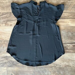 Express Black Satin Blouse